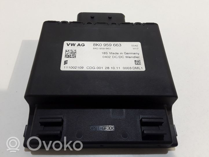 Audi Q3 8U Other control units/modules 8K0959663