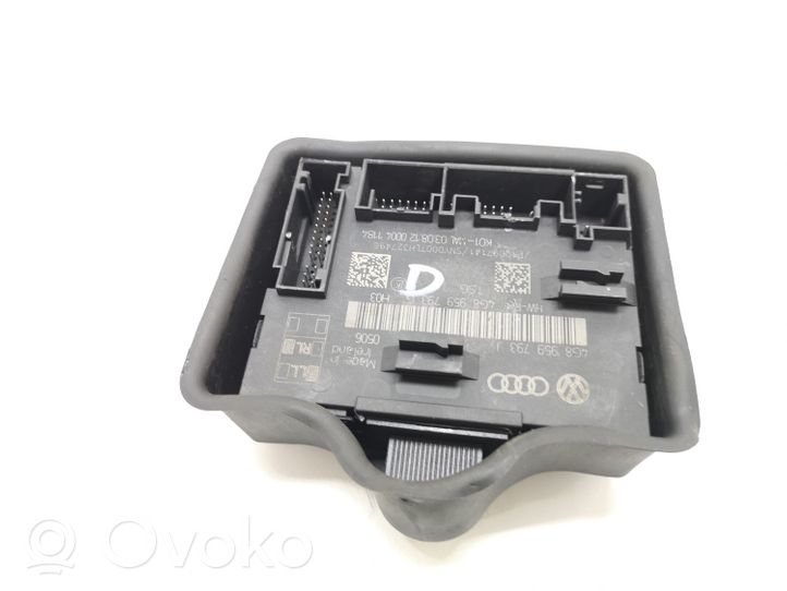 Audi A6 S6 C7 4G Durų elektronikos valdymo blokas 4G8959793J