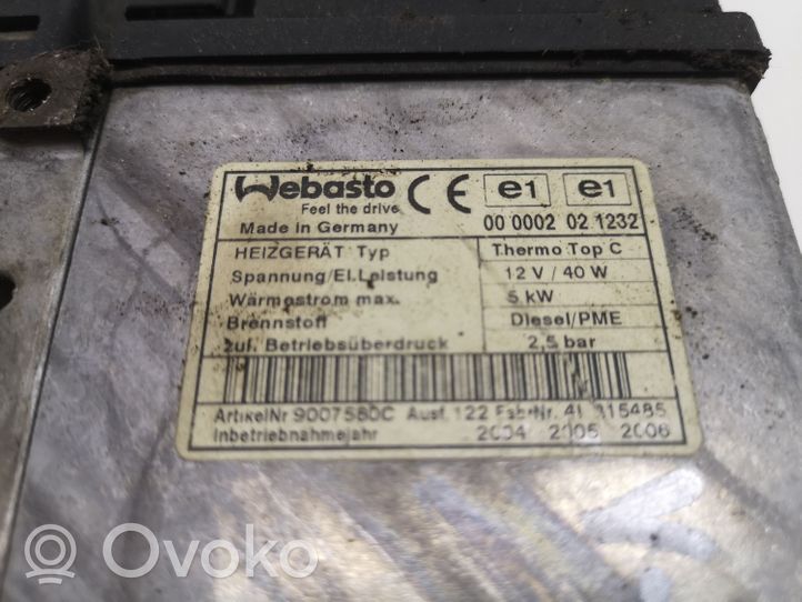 Volkswagen Touareg I Ogrzewanie postojowe Webasto 7L6819008C