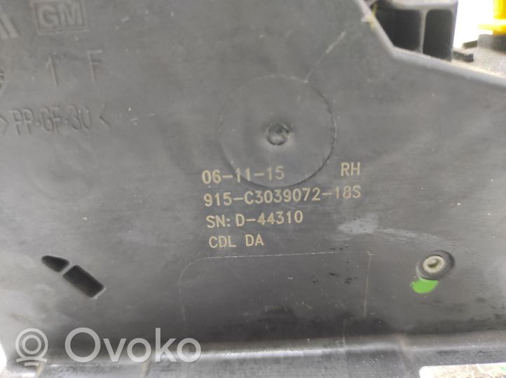 Opel Astra K Etuoven lukko 915C303907218S