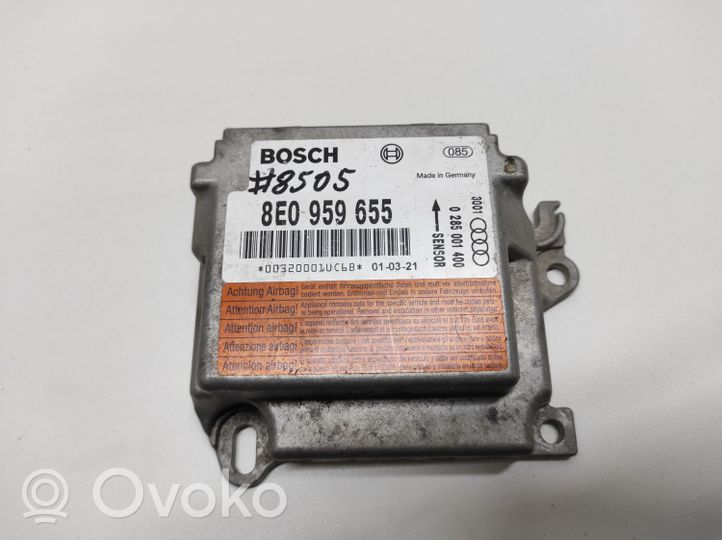 Audi A4 S4 B6 8E 8H Airbag control unit/module 8E0959655