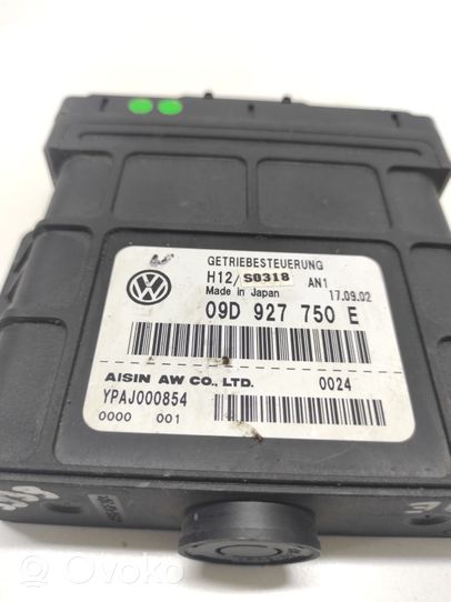 Volkswagen Touareg I Sterownik / Moduł skrzyni biegów 09D927750E