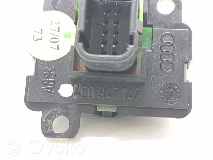 Audi A8 S8 D3 4E Panelės apšvietimo reguliavimo jungtukas 4E0947147