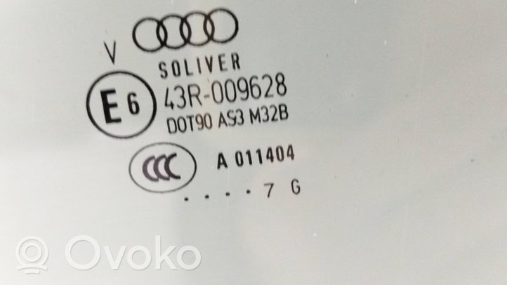 Audi A4 S4 B7 8E 8H Vetro del deflettore posteriore A011404