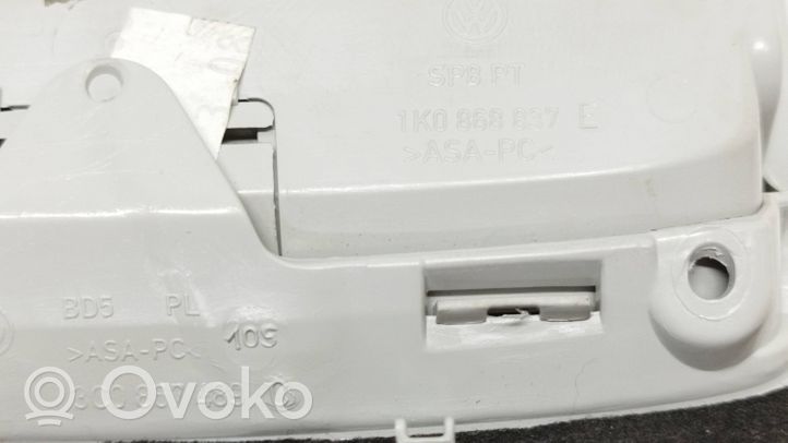 Volkswagen PASSAT B6 Boîte de rangement pour porte-lunettes de soleil 1K0868837E