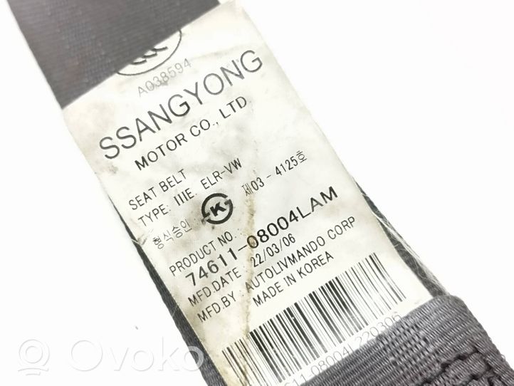 SsangYong Rexton Ceinture de sécurité avant 511567000A