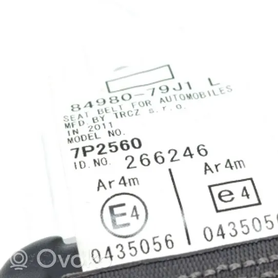 Suzuki SX4 Ceinture de sécurité arrière 8498079J1
