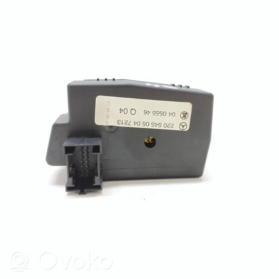 Mercedes-Benz S W220 Interruptor de luz 2205450504