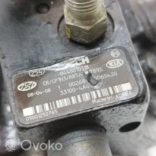 KIA Sorento Pompa wtryskowa wysokiego ciśnienia 0445010118