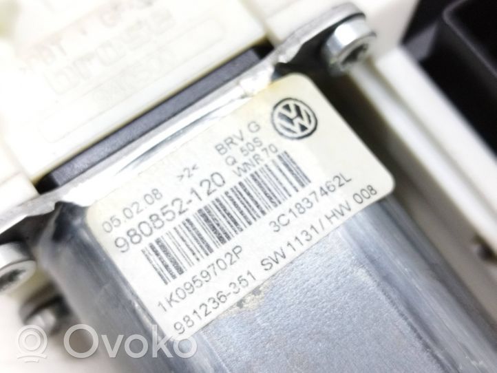 Volkswagen PASSAT B6 Silniczek podnośnika szyby drzwi przednich 3C1837462L