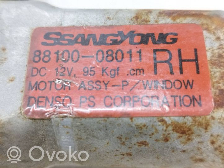 SsangYong Rexton Takaoven ikkunan nostin moottorilla 8810008011