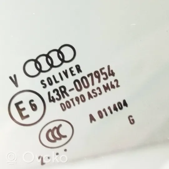 Audi A6 Allroad C7 Takaoven ikkunalasi 43R007954