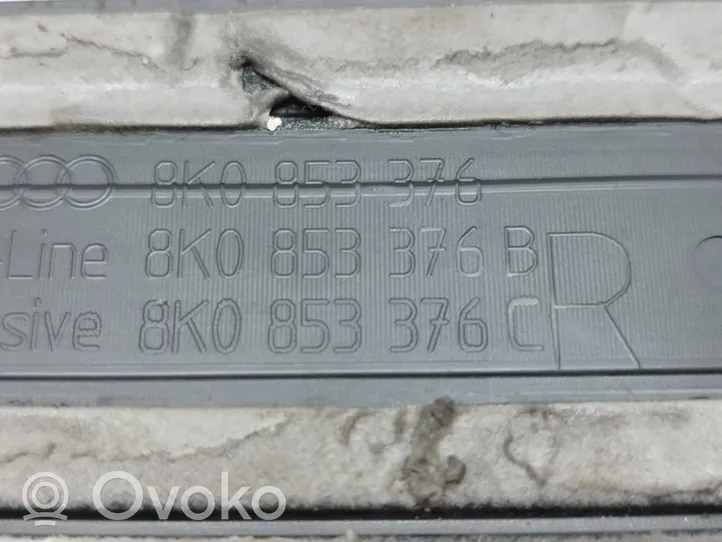 Audi A4 S4 B8 8K Отделка заднего порога (внутренняя) 8K0853376