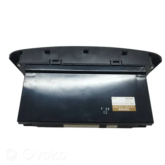 Toyota Avensis T250 Oro kondicionieriaus/ klimato/ pečiuko valdymo blokas (salone) 5590205050H