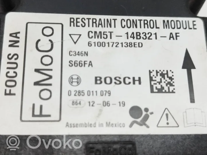 Ford Focus Module de contrôle airbag CM5T14B321AF