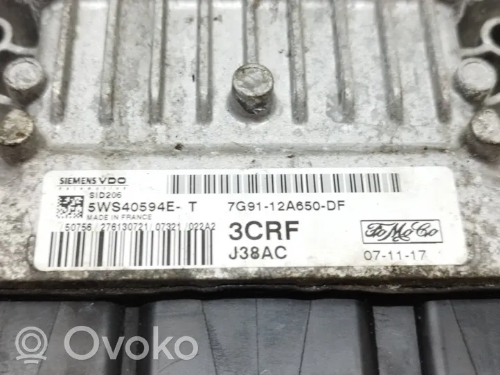 Ford Mondeo MK IV Sterownik / Moduł ECU 7G9112A650DF