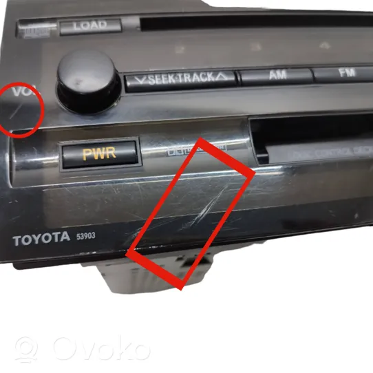 Toyota Prius (XW20) Radio/CD/DVD/GPS-pääyksikkö 8612047120