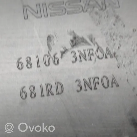 Nissan Leaf I (ZE0) Garniture panneau inférieur de tableau de bord 681063NF0A