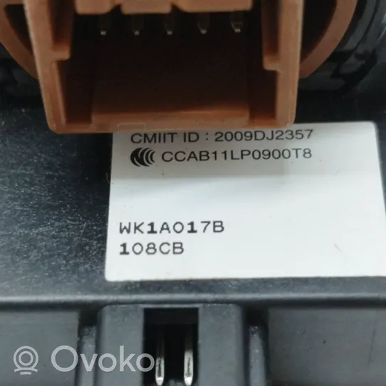 Nissan Leaf I (ZE0) Interruttore a pulsante start e stop motore 2009DJ2357