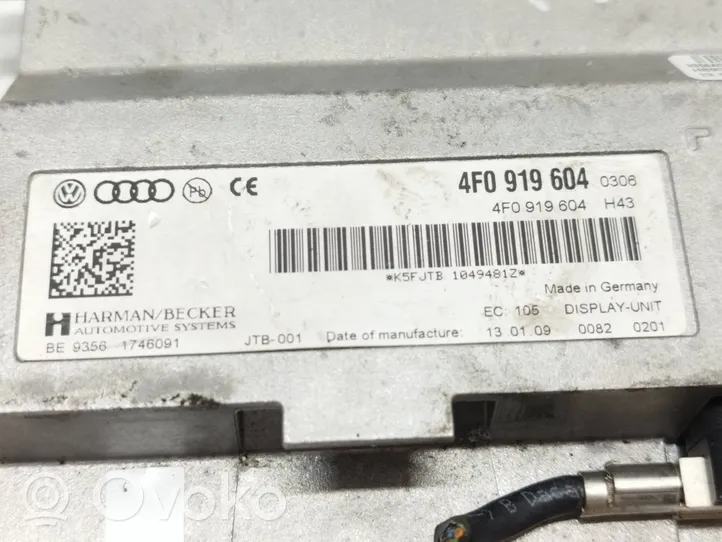 Audi Q5 SQ5 Ekrāns / displejs / mazais ekrāns 4F0919604