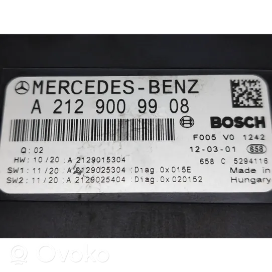 Mercedes-Benz SLK R172 Module de fusibles A2129009908