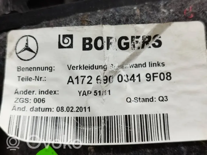 Mercedes-Benz SLK R172 Boczek / Tapicerka / bagażnika A1726900341