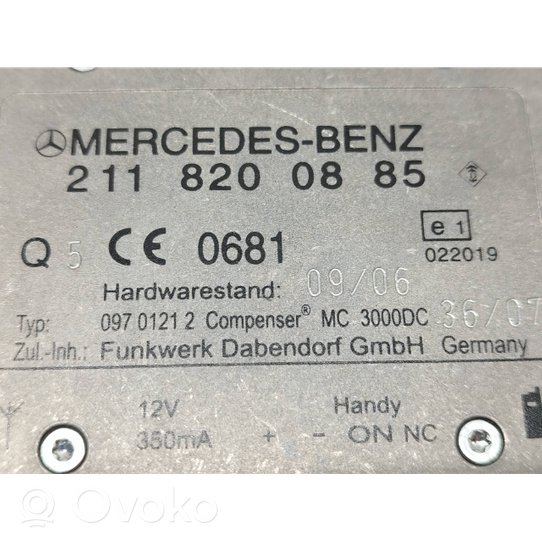 Mercedes-Benz S W221 Wzmacniacz anteny 2118200885