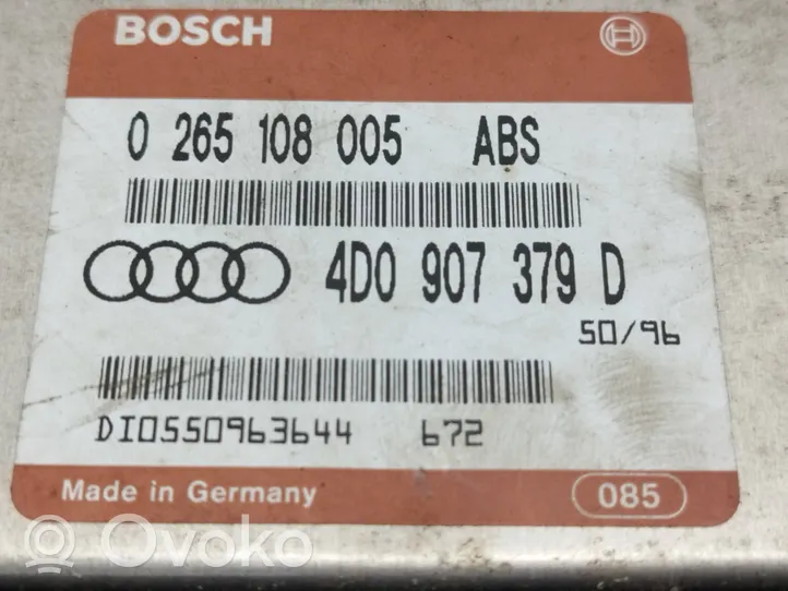 Audi A6 S6 C4 4A ABS-Steuergerät 4D0907379D