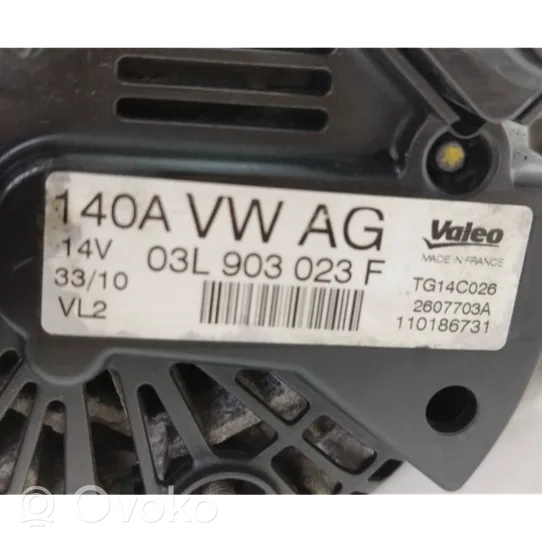 Volkswagen Golf VI Generaattori/laturi 03L903023F