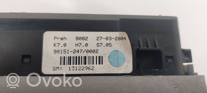 Opel Astra H Panel klimatyzacji 13122962