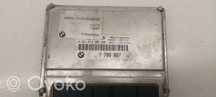 BMW 3 E46 Calculateur moteur ECU 7786887