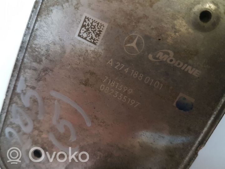 Mercedes-Benz C W205 Vaihteistoöljyn jäähdytin (käytetyt) A2741880101