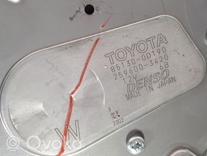 Toyota Yaris Двигатель стеклоочистителя заднего стекла 851300D190