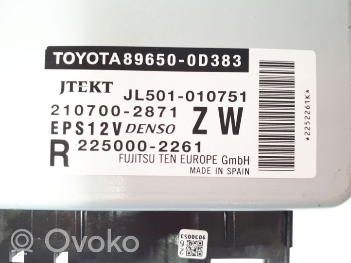 Toyota Yaris Vairo stiprintuvo valdymo blokas 896500D383