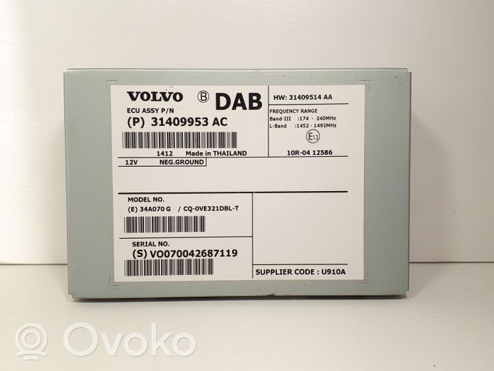 Volvo V70 Inne komputery / moduły / sterowniki 31409953AC