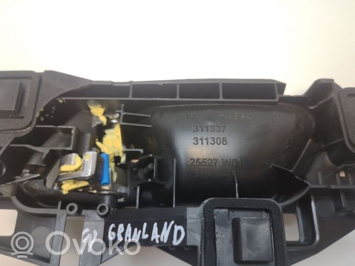 Opel Grandland X Klamka wewnętrzna drzwi przednich 311308