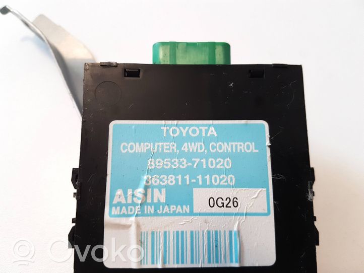 Toyota Hilux (AN10, AN20, AN30) Pavarų dėžės reduktorius (razdatkės) valdymo blokas 8953371020