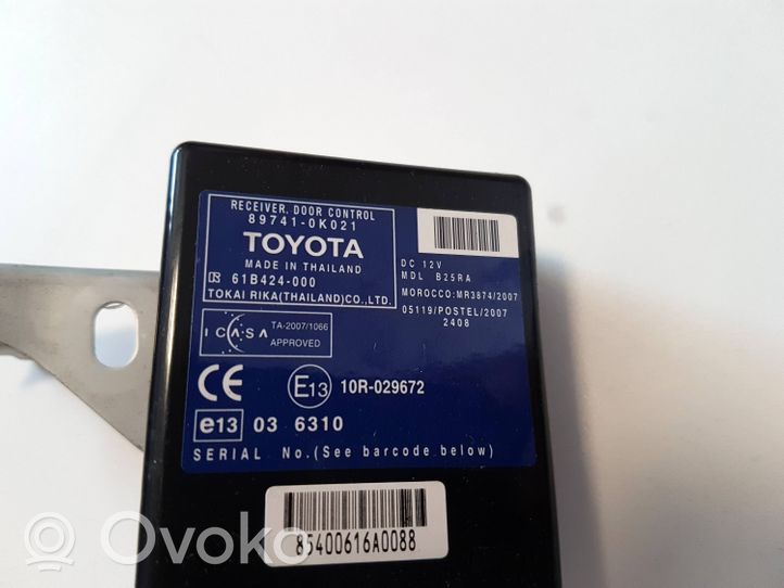 Toyota Hilux (AN10, AN20, AN30) Muut ohjainlaitteet/moduulit 897410K021