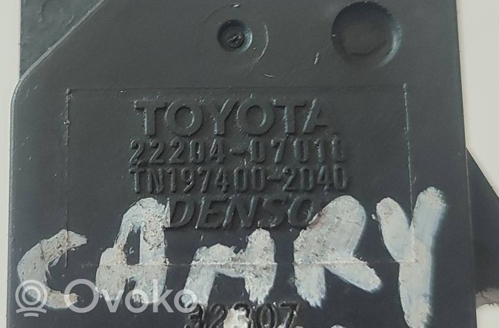 Toyota Camry Débitmètre d'air massique 2220407010