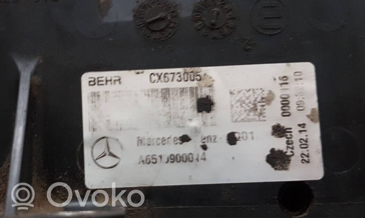 Mercedes-Benz C W205 Refroidisseur intermédiaire A6510900014