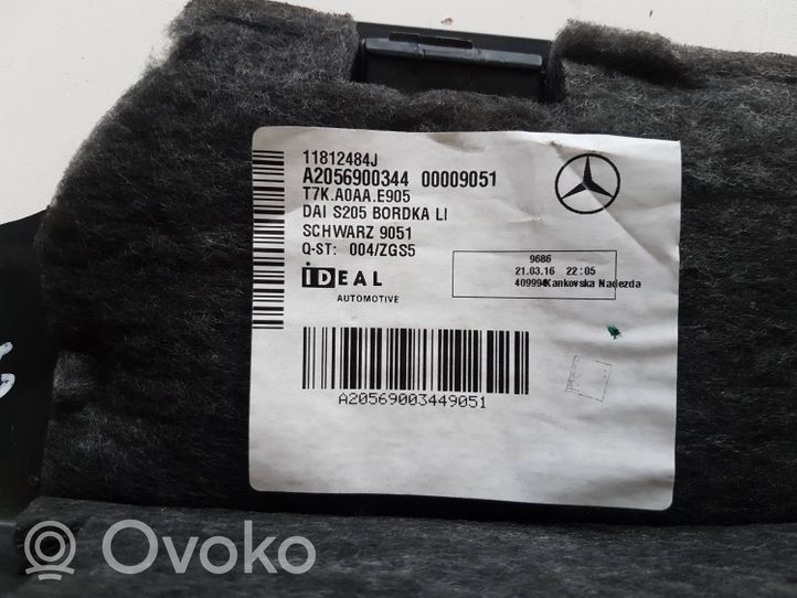 Mercedes-Benz C W205 Inne elementy wykończenia bagażnika A2056900344