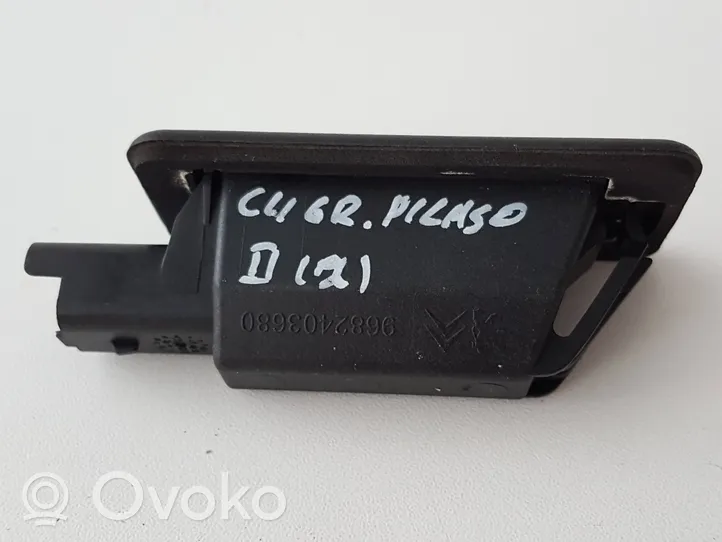 Citroen C4 Grand Picasso Lampa oświetlenia tylnej tablicy rejestracyjnej 9682403680