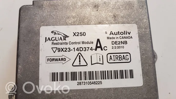 Jaguar XF Centralina/modulo airbag 9X2314D374AC