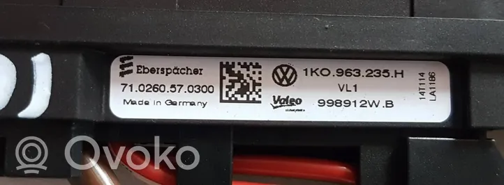 Volkswagen Tiguan Radiateur électrique de chauffage auxiliaire 1K0963235H