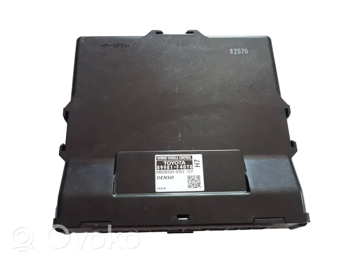 Toyota C-HR Calculateur moteur ECU 89981F4070