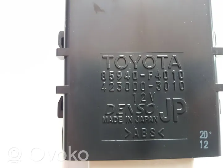 Toyota C-HR Moduł / Przekaźnik wycieraczek 85940F4010