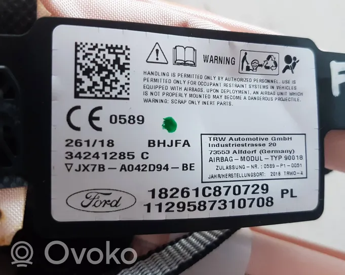 Ford Focus Stogo oro pagalvė (užuolaida) JX7BA042D94BE