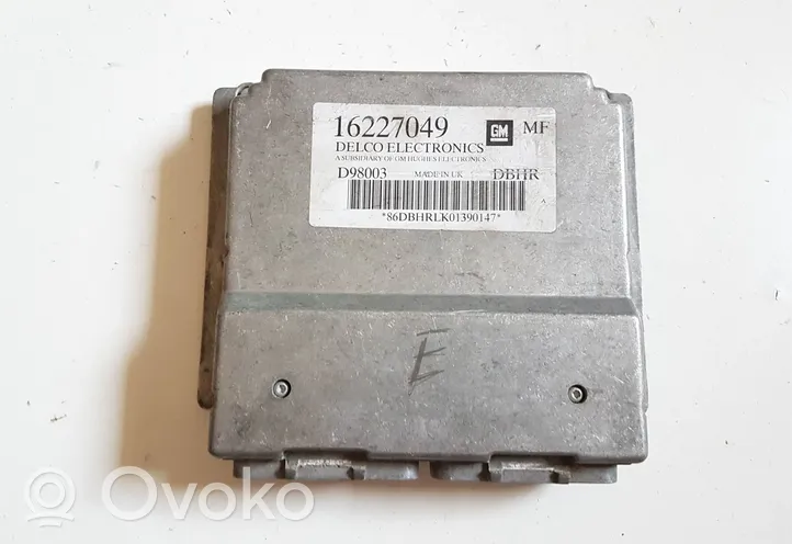 Opel Astra G Sterownik / Moduł ECU 16227049