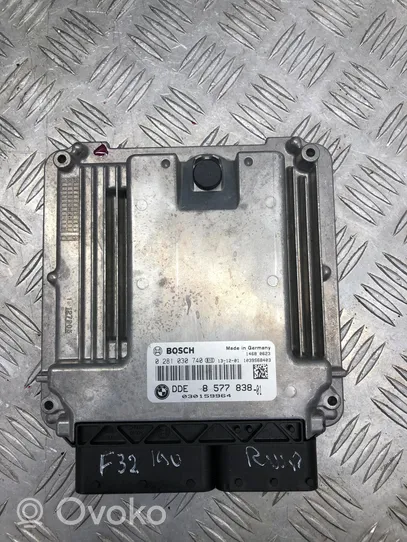 BMW 4 F32 F33 Kit centralina motore ECU e serratura 8577838