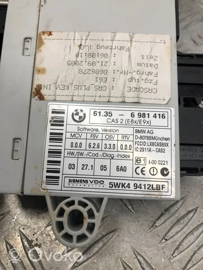 BMW 5 E60 E61 Kit calculateur ECU et verrouillage 7798422